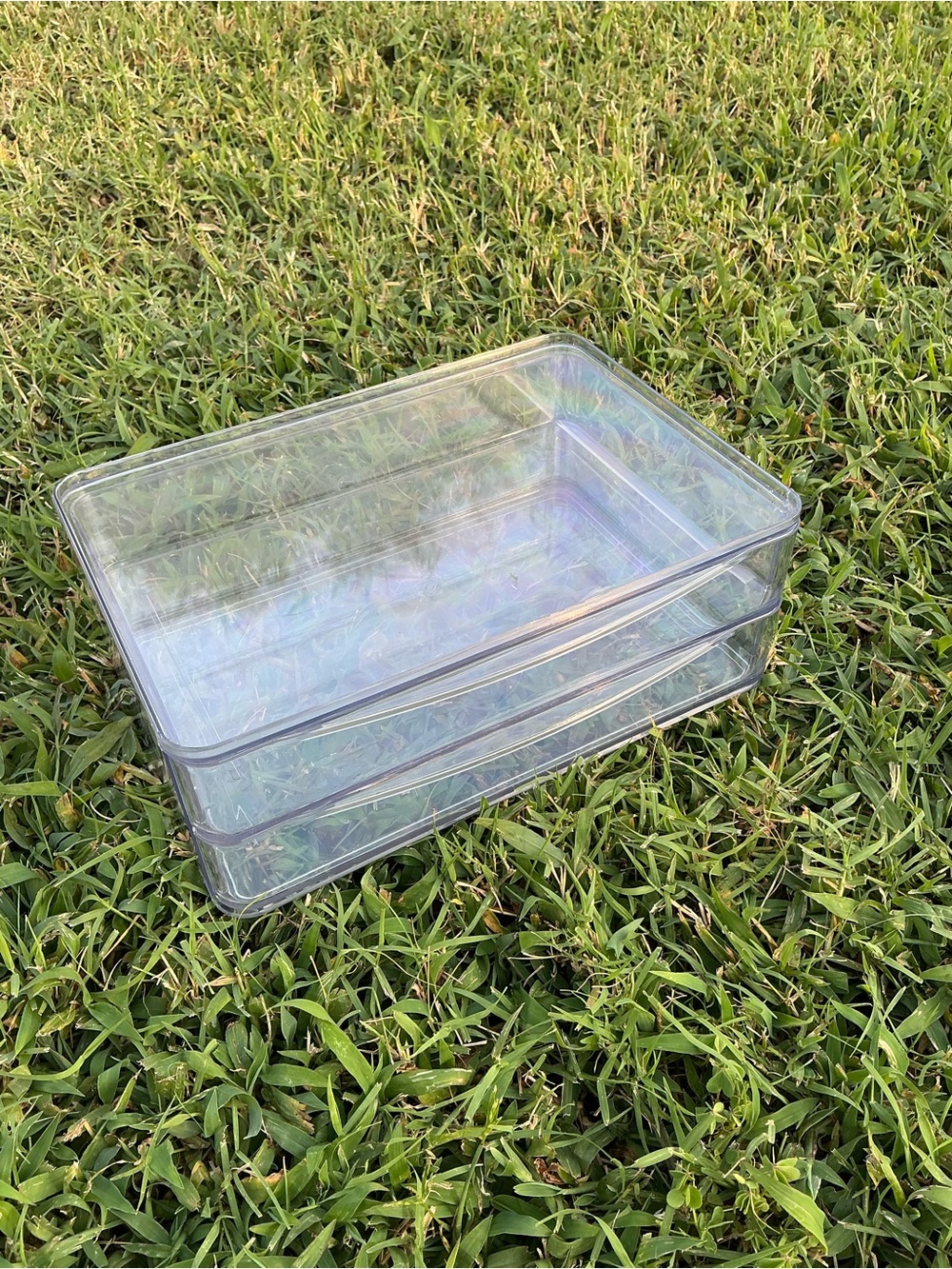 Clear Stackable Storage Drawer Organizer - Transparent